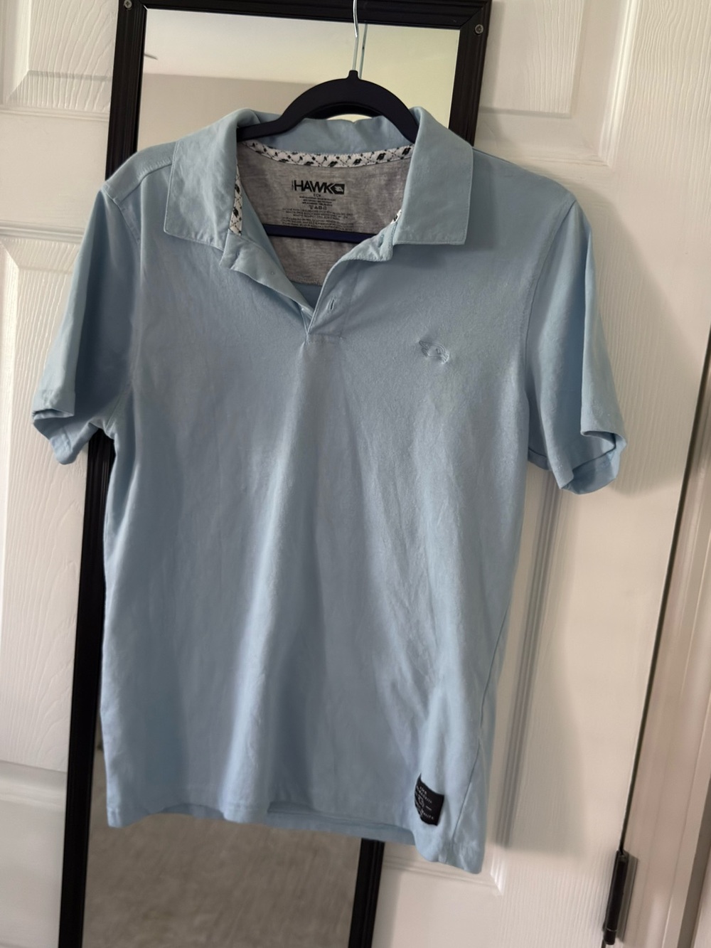 NWOT Light Blue Men's Tony Hawk Polo Shirt